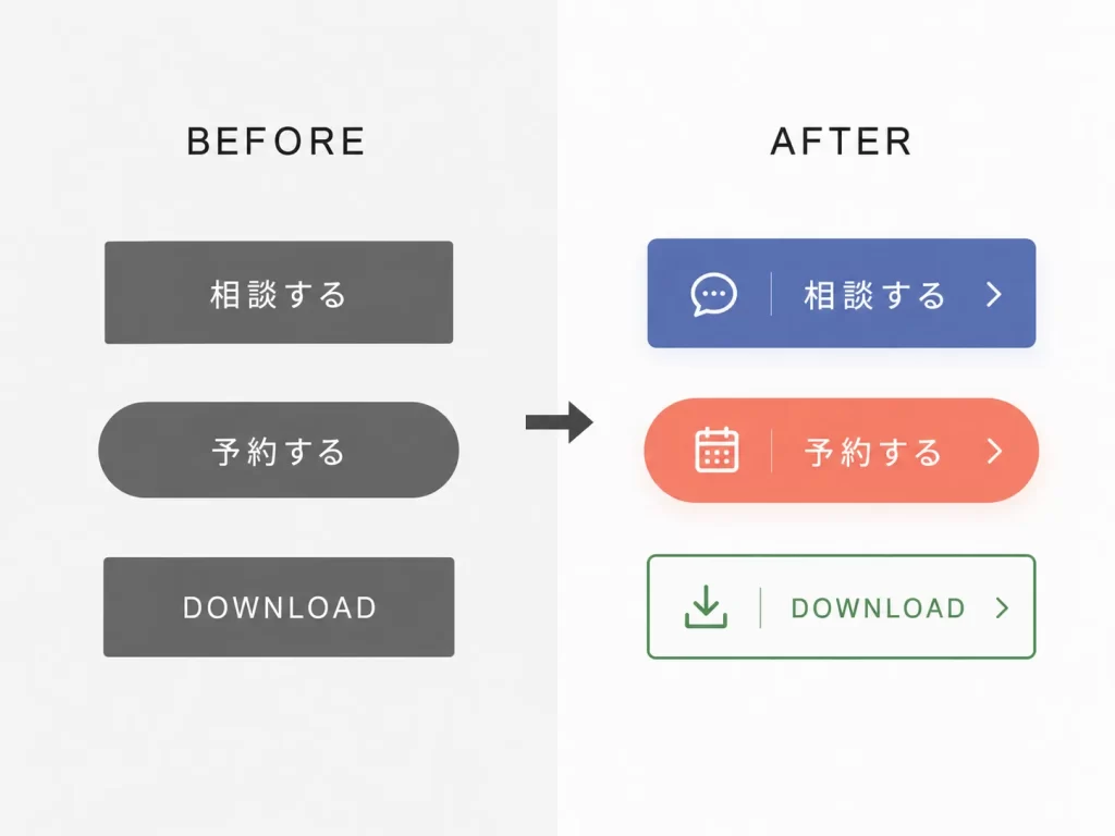 アイコン＆アイコンによるあしらい